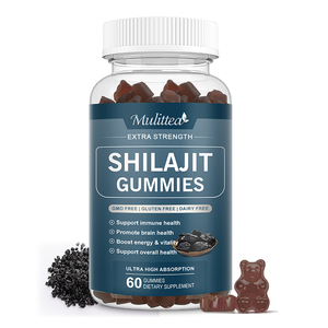 OEM Natural Shilajit Extract Gummy Supplement Verbessern Sie das Gehirn gedächtnis Shilajit Resin Pure Himalayan Gummies - Product Image 1