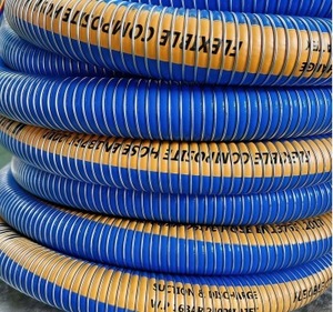 Manguera Flexible de Material Compuesto Químico para Transferencia de Combustible Corrosivo Pesado en Descarga Marítima, con Brida SUS316L para Camión - Product Image 2