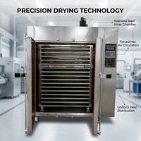 Four de séchage industriel pour poudres et granulés chimiques, contrôle de précision PLC, acier inoxydable SUS316L