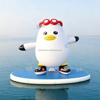 Modèle de canard gonflable géant personnalisé en PVC pour la plage, le lac, les fêtes, la publicité et la décoration