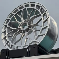 Jantes de voiture de course forgées 5x120, jantes monobloc forgées, jantes de voiture en alliage 6061-T6 brossées sur mesure pour Tesla Model S