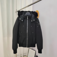 Veste d'hiver chaude pour homme avec motif ciseaux, en fausse fourrure de renard, coupe-vent et chaude pour l'extérieur