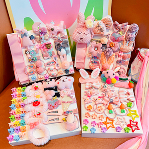 Barrettes à <span class=keywords><strong>cheveux</strong></span> pour bébés filles de haute qualité, en tissu élastique, fleurs, nœuds, pinces à <span class=keywords><strong>cheveux</strong></span>, accessoires de <span class=keywords><strong>cheveux</strong></span> mignons pour filles, boîte cadeau - Product Image 1