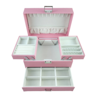 Boîte cadeau en cuir Double couche pour bijoux, Logo personnalisé de luxe, boucles d'oreilles, collier, bague, emballage, Offre Spéciale