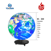 Personalizado de Fábrica, Alta Resolución HD 360 °   Pantalla LED Esférica Creativa para Modelado, Interior y Exterior, Bola de Video Publicitaria, Pantalla LED
