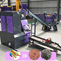 Broyeur de câbles en cuivre de 80-150 kg/h, machine de granulation de fils de cuivre