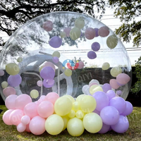Dôme de bulle transparent en PVC gonflable pour fête d'enfants, tente en forme d'igloo, ballons transparents, maison