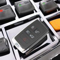 Coque de clé de voiture noire MS à 5 boutons pour Land Rover RC de 2018 à 2023 Télécommande automatique de véhicule Coque de clé vierge