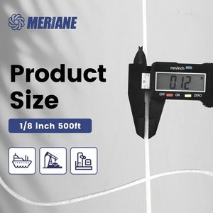 Corde en nylon 500 pieds 1/8 pouces multi-usages résistant à l'abrasion résistant aux UV pour Camping corde à linge pièces de véhicule accessoires - Product Image 6