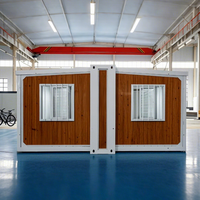 Maison conteneur pliable et extensible prête à vivre de 700 mm (20 pieds), maison préfabriquée en conteneur, conteneur de stockage