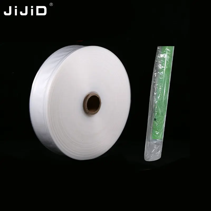 JijiD 공장 직접 투명 LDPE 폴리 튜브 롤 맞춤형 플라스틱 포장 백 롤