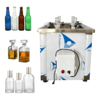 Machine à laver et à sécher les bouteilles en plastique semi-automatique, machine à nettoyer les bouteilles 2 en 1
