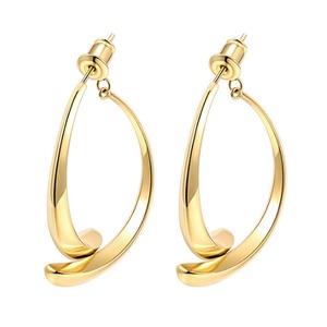 Boucles d'oreilles pendantes élégantes et luxueuses au design artistique pour femmes, en alliage serti de diamants, plaqué cuivre poli - Product Image 5