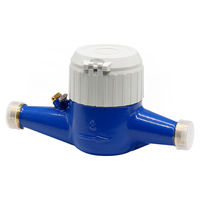 Compteur d'eau multi-jets en laiton de haute qualité DN15 DN20 R160 IP68 OEM ISO4064 avec coupelle de comptage en cuivre pour eau potable froide domestique