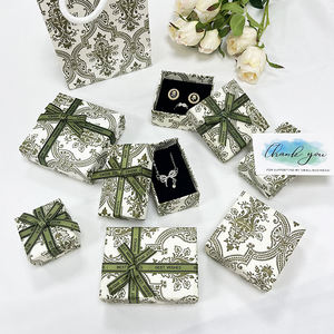 Toptan popüler lüks hediye takı kutuları bilezik kolye kutusu mücevher ambalaj - Product Image 5