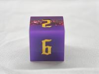 Ensemble de dés polyédriques en résine dorée personnalisés, 7 pièces, pour jeux de société Dragons et donjons