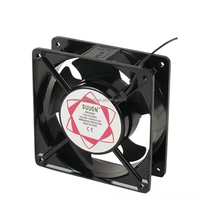 Ventilateur industriel 12038 AC Moteur à fil en aluminium 220V 120x120x38mm Cadre en alliage d'aluminium protégé pour le refroidissement des équipements lourds