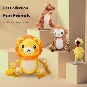 FunAnimalThemedDog oyuncaklar, LargeDogs için CuteSqueaky aslan, yalnız playdog teşvik, en iyi hediye ForDog severler - Product Image 2