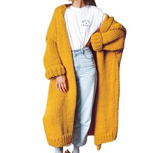 סתיו חורף נשים סוודרים תחנה עצמאית חדשה עצמאית סרוג קרדיגן נשיפה גבולות - Product Image 1