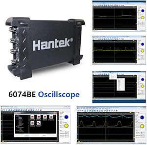 Aiscerdas alat diagnostik osiloskop Virtual, 70MHz 1GSa/s 4CH USB Hantek 6074BE osiloskop Digital - Product Image 2