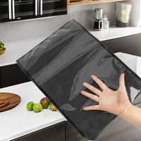 Usine en gros prêt à expédier noir/Transparent sac de scellage sous vide PA PE économiseur de nourriture sacs de scellage sous vide