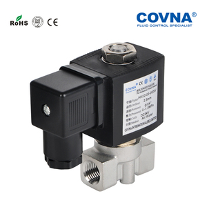 Vanne solénoïde à eau COVNA pour commande urgente HK-02 DN8 2 voies 12V DC normalement fermée en acier inoxydable, micro-vanne solénoïde pneumatique - Product Image 4
