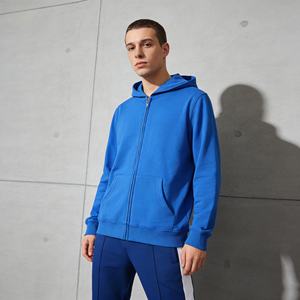 Sweat à capuche unisexe personnalisé avec logo, en molleton bouclé épais 300 GSM, zippé, coupe oversize, écologique, style streetwear décontracté, mode hiver - Product Image 1