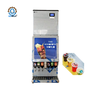Machine à boissons gazeuses en acier inoxydable SUS304 BB-4-1, fontaine à soda à 6 valves avec machine à glaçons pour le service alimentaire et des boissons - Product Image 6