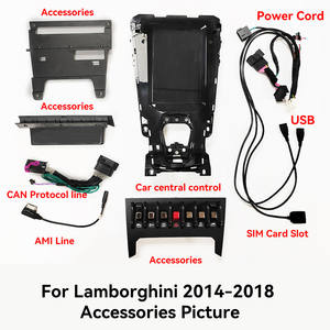 MOOKAKA-Autoradio 10.4 pouces Android 14 Carplay pour <span class=keywords><strong>Lamborghini</strong></span> Huracan 2014-2018 Écran d'affichage GPS Multimédia Voiture Vidéo - Product Image 6