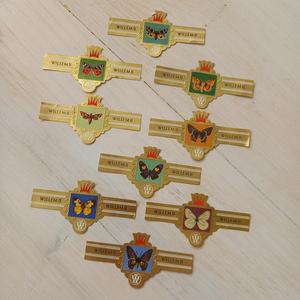 Label Kemasan Cincin Cerutu Kertas Foil Emas Cetak UV Label Pribadi Cerutu Kustom Berkualitas Tinggi Logo Kustom - Product Image 6