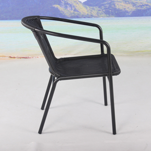 Precio barato Silla <span class=keywords><strong>de</strong></span> café al aire libre Restaurante Jardín Ratán sintético Mimbre Bistro <span class=keywords><strong>Sillas</strong></span> <span class=keywords><strong>de</strong></span> comedor - Product Image 4
