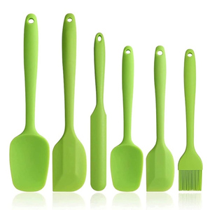 Espátulas de Silicona Antiadherentes con Logotipo Personalizado al por Mayor, Juego de Espátulas de Cocina, Resistentes al Calor, Flexibles - Product Image 1