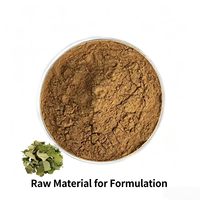 Poudre d'extrait de feuille de Sesbania Grandiflora, extrait de feuille standardisé, poudre fine brune, vente en gros en vrac