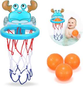 Huiye <span class=keywords><strong>bañera</strong></span> juego de disparos y divertido aro de baloncesto FORMA DE Animal fuerte succión baloncesto interior jugando juguetes de baño para niños pequeños - Product Image 3