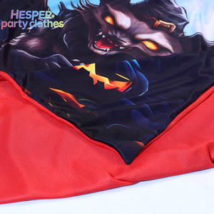 เสื้อคลุมฮาโลวีนสำหรับผู้ใหญ่ HESPER ผ้าซาตินแบบใหม่ พิมพ์ลายตัวละครสัตว์ยุคกลางแบบยาว สำหรับชุดคาร์นิวัล - Product Image 3