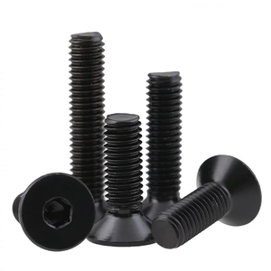 M2 M2.5 M3 M4 M5 Metric DIN7991 Black 304 Stainless Steel Coarse Thread <strong>Flat</strong> Socket Hex Countersunk Head <strong>Screw</strong> - Product Image 6