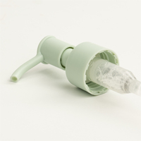Bouteille en plastique givrée de bouteille de shampooing de paquet de lotion transparente pour le savon liquide