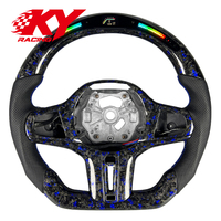 Volant sport en fibre de carbone avec LED personnalisées pour BMW G02 G05 G20 G21 G22 G29 G30 G31 G80 G82 G87 X3 X4 X5 X6 M2 M3 M4 M5
