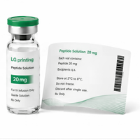 Étiquette personnalisée pour flacon, autocollant pour petit flacon, emballage pharmaceutique avec code-barres, code QR, impression personnalisée