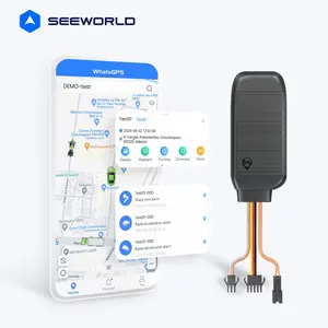 批发精确的SEEWORLD有线长电池寿命全球定位系统跟踪器振动报警器，带sim卡
