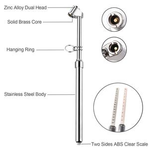 Alliage de zinc 30 degrés Air Chuck Pen Shape Wheel Pressure <span class=keywords><strong>Tester</strong></span> Measurer pour camions - Product Image 2