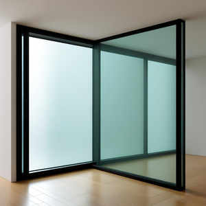 Hot Fashion Insulated Glass Unit Glass Coffee <strong>Table</strong> China Hutch With Glass Panels - Product Image 3