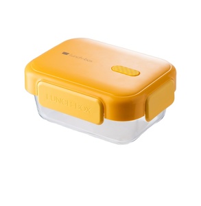 Pinmoo Amazon Food Storage Box with Airtight Lid Borosilicate Vacuum Bento Lunch Box 2 3 Compartments