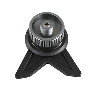 Adaptateur de réservoir de <span class=keywords><strong>gaz</strong></span> en alliage d'aluminium gris <span class=keywords><strong>pour</strong></span> brûleur à <span class=keywords><strong>gaz</strong></span> de <span class=keywords><strong>camping</strong></span> en plein air, adaptateur de <span class=keywords><strong>recharge</strong></span> de propane <span class=keywords><strong>pour</strong></span> réchaud de pique-nique - Product Image 3