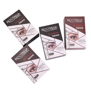 Teinture pour cils et sourcils sans ammoniaque, crème colorante naturelle noire pour sourcils et cils, pour la coloration des barbes en salon - Product Image 1