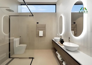Module de salle de bain préfabriqué moderne à structure en acier, prêt à être expédié, avec aluminium et acrylique, <span class=keywords><strong>pour</strong></span> villa, appartement, hôtel - Product Image 4