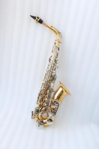 Instrument à vent professionnel FAS-250 Saxophone Alto corps en laiton doré Saxophone Alto avec étui rigide en saxophone - Product Image 3