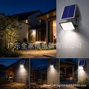 Lámpara Solar LED de Aluminio, Impermeable, para Montaje en Pared Exterior, 12V, Alto Lumen, Iluminación Solar para Jardín y Caminos - Product Image 2