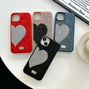 Luxury Diamond Phone Case PC Back Cover Bumper For Diamond Pattern Phone Cases iphone 11 12 13 pro max