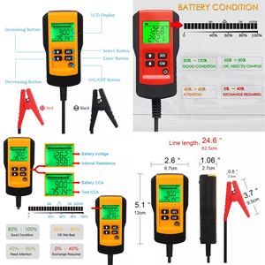 Auto Batterij Analyzer Automotive Voertuig Batterij Diagnoseapparaat Tool 12V Lcd Digitale Batterij <span class=keywords><strong>Tester</strong></span> Auto - Product Image 2